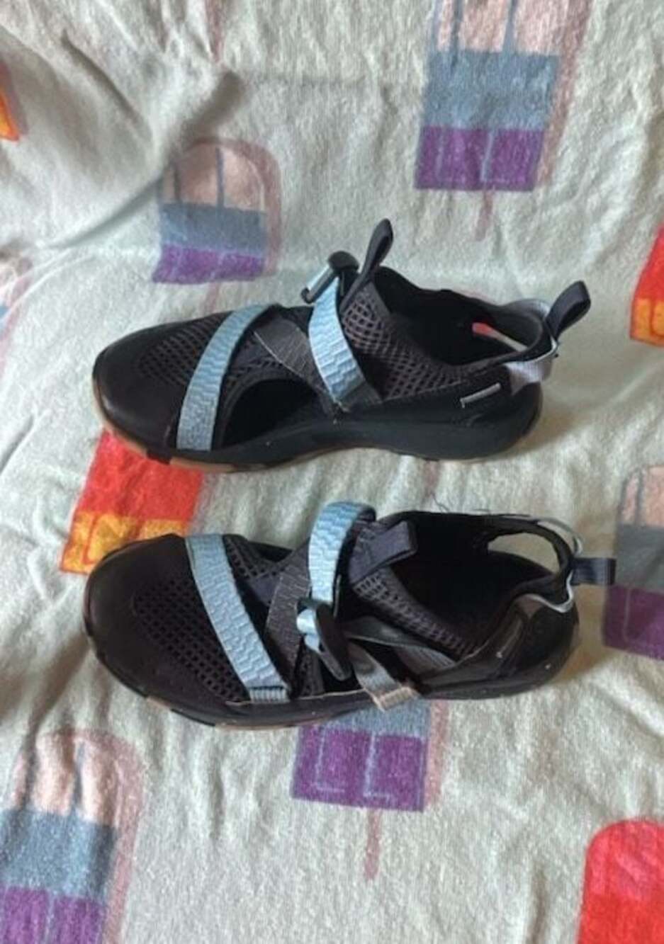 Chaco Odyssey Women's Sandals Size 7 Blue Water Shoe Hiking‎ Camo Sole Mesh